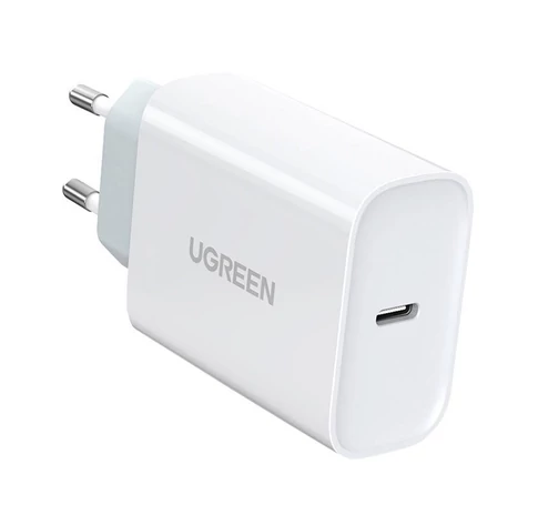 UGREEN CD127 Töltő, USB-C, PD3.0, QC4.0, 30W (fehér)