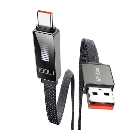 Kábel Mcdodo CA-4980 USB-ről USB-C-re kijelzővel 1.2m (fekete)