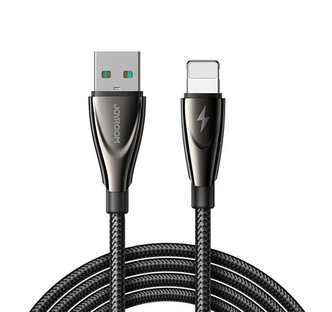 Kábel Pioneer 3A USB do Ligtning Joyroom SA31-AL3 / 3A / 1.2m (czarny)