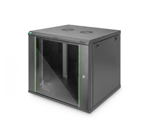 Digitus DN-19 09U-6/6-EC-SW állvány 9U Falra szerelhető állvány Fekete