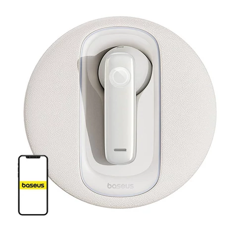 Baseus CM10 Vezeték nélküli fülhallgató autóhoz (fehér)