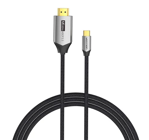 USB-C do HDMI 2.0 kábel Vention CRBBH 2m, 4K 60Hz (fekete)