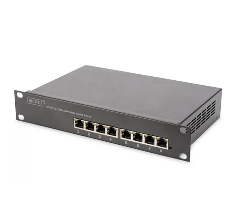 Digitus DN-95331 hálózati kapcsoló Vezérelt L2+ Gigabit Ethernet (10/100/1000) Ethernet-áramellátás (PoE) támogatása Fekete