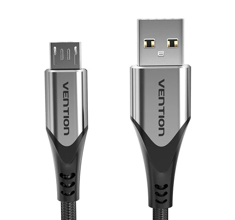 USB 2.0 A-Micro-B kábel Vention COAHD 3A 0,5m szürke