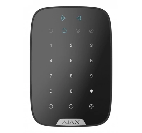 Ajax Systems 38252.83.BL1 KeyPad Plus Jeweller - vezeték nélküli billentyűzet - fekete