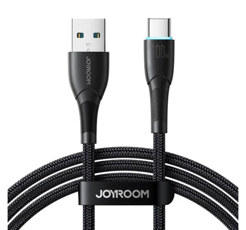 Joyroom SA32-AC6 Starry USB-USB-C kábel, 100W, 1m fekete