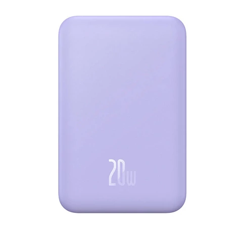 Baseus Mágneses Mini Powerbank, 5000mAh, 20W (lila)