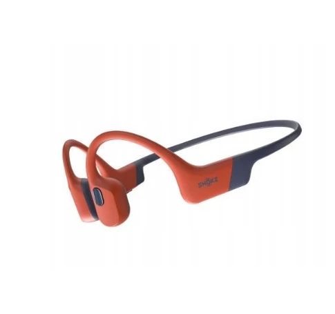 Shokz OpenSwim Pro Red wireless bone conduction headphones