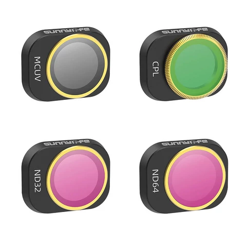 4 objektívszűrő MCUV, CP, ND32/64 Sunnylife a DJI MINI 4 PRO-hoz