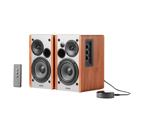 Edifier R1280T 2.0 hangszórók WiiM Minivel (barna)