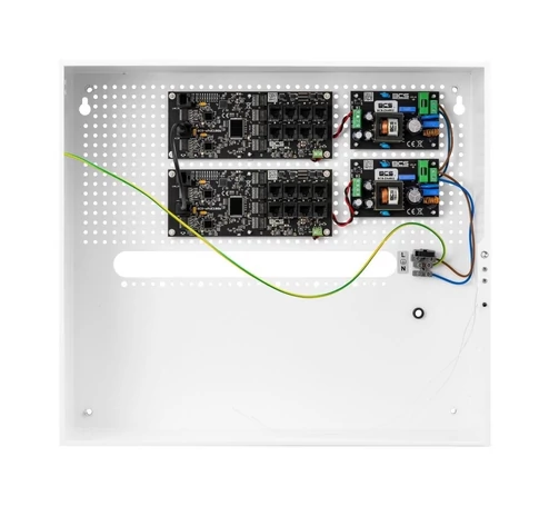 BCS BCS-IP16Gb/E-S PoE Tápegység Készlet IP Kamerákhoz, akár 16 Vevő részére Belső Burkolatban