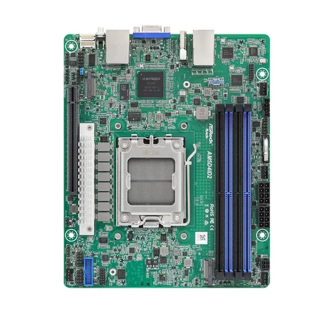 ASRock AM5D4ID2, 1xSKT AM5, AMD Ryzen 9000, X300, 2xM.2, 2xGbE, IPMI