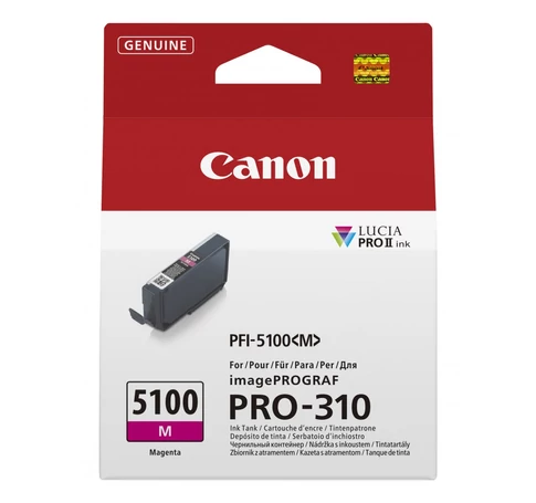 Canon PFI-5100 M tintapatron 1 db Eredeti Magenta