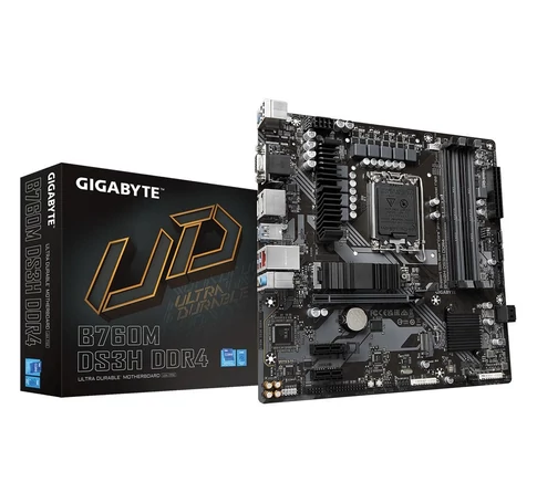 GIGABYTE B760M DS3H DDR4 alaplap Intel B760 Express LGA 1700 Micro ATX