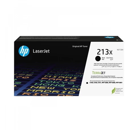 HP 213X Blk Original LaserJet Toner Crtg festékkazetta 1 db