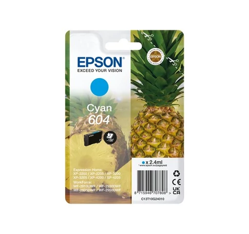 Epson 604 tintapatron 1 db Eredeti Standard teljesítmény Cián