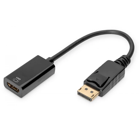 Digitus DB-340415-002-S video átalakító kábel 0,2 M DisplayPort HDMI Fekete