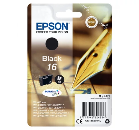 Epson Pen and crossword C13T16214022 tintapatron 1 db Eredeti Fekete