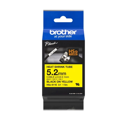 Brother HSE-611E címkéző szalag