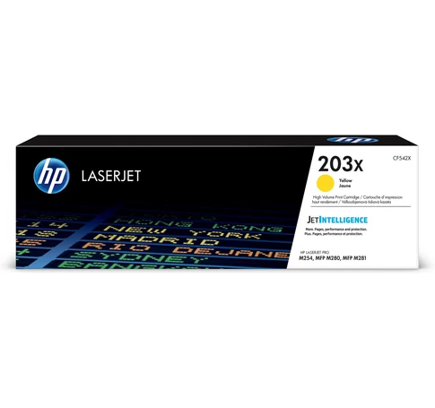 HP LaserJet 203X High Yield Yellow Original Toner Cartridge