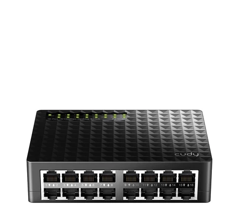 Cudy FS1016D hálózati kapcsoló Fast Ethernet (10/100) Fekete