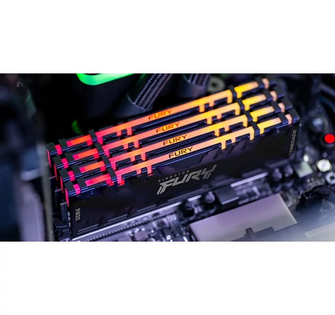 Kingston Technology FURY 16GB 3600MT/s DDR4 CL16 DIMM 1Gx8 Renegade RGB