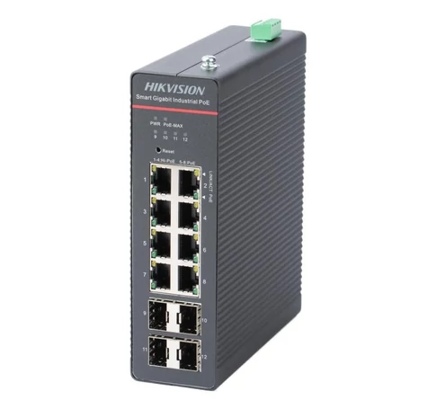 Hikvision DS-3T1512HP-SI-8P4FKIT(240W) Switch