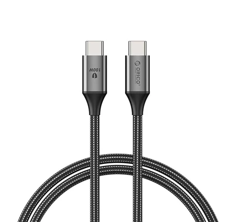 Orico 100W USB-C USB-C töltőkábel (fekete)