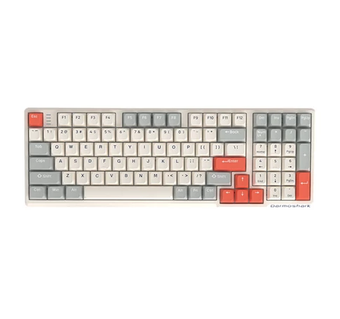 Darmoshark K7 PRO EF switch vezeték nélküli játékbillentyűzet (fehér)