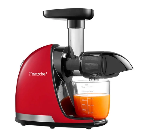 Lassú gyümölcscentrifuga AMZCHEF 1501-RD (piros)