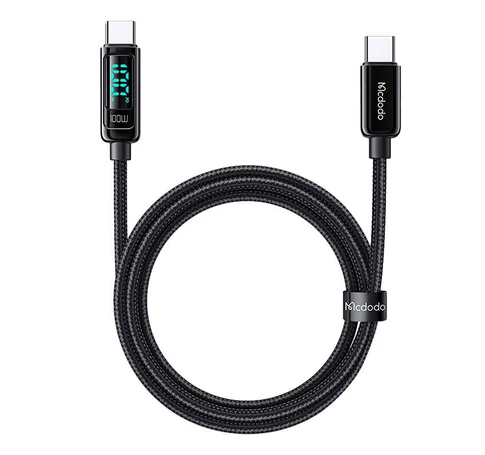 Mcdododo CA-8820 100W USB-C USB-C kábel, 1.2m (fekete)