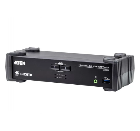 ATEN CS1822-AT-G KVM kapcsoló Fekete