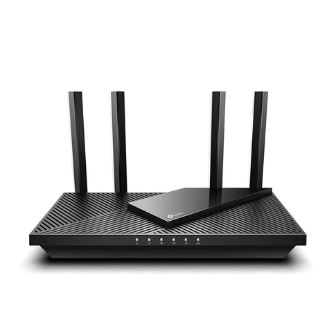 TP-Link Archer AX55 vezetéknélküli router Gigabit Ethernet Kétsávos (2,4 GHz / 5 GHz) Fekete