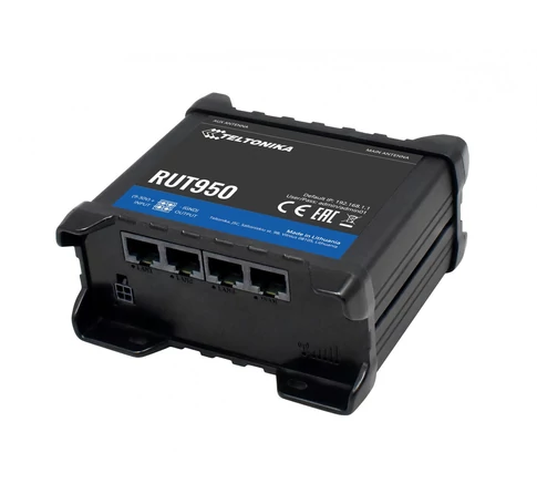 Teltonika RUT950 vezetéknélküli router Fast Ethernet 4G Fekete