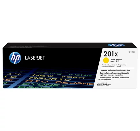 HP 201X High Yield Yellow Original LaserJet Toner Cartridge