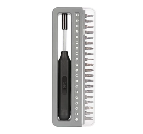Deli Tools EDL241041 precíziós csavarhúzó készlet, 41 el.