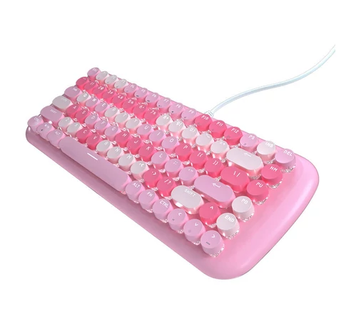 MOFII Candy M vezetékes mechanikus billentyűzet (rózsaszín)