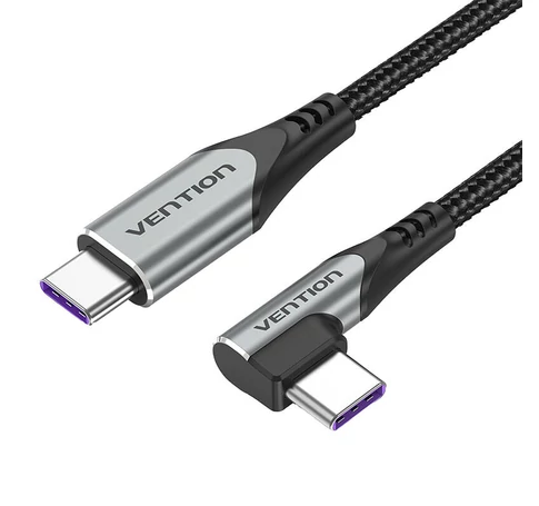 USB 2.0 szögkábel Vention TAKHG C - C 5A 1.5m (szürke)