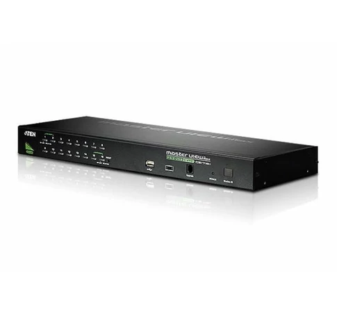 ATEN CS1716A-AT-G KVM kapcsoló Keretállvány Fekete