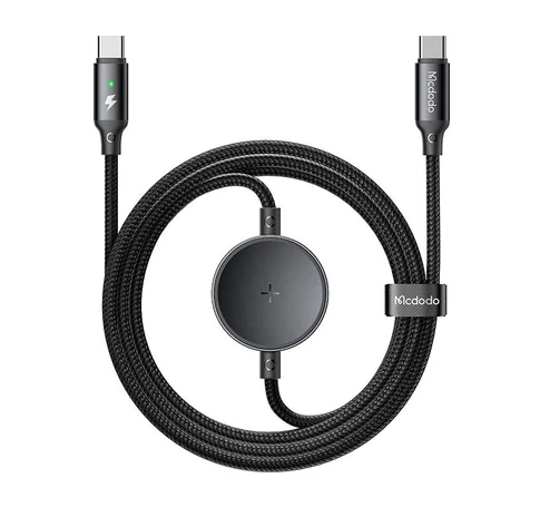 Mcdodo CA-4170 2 az 1-ben USB-C kábel + Samsung Watch vezeték nélküli töltő, 60W, 1.5m