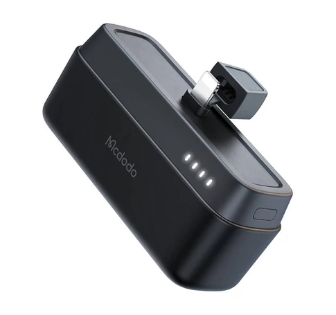 Mcdodo Power Bank MC-6281 20W, 5000mAh Lightning csatlakozóval (fekete)