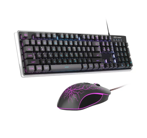 MageGee K1 vezetékes billentyűzet + egér szett (fekete) (QWERTY)