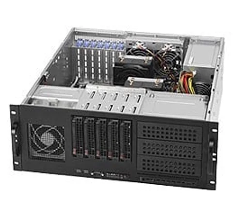Supermicro SuperChassis 842TQC-668B Rack Fekete, Szürke 668 W