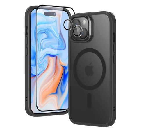 ESR Classic Hybrid (HaloLock) tok iPhone 15 Plus készülékhez (fekete)