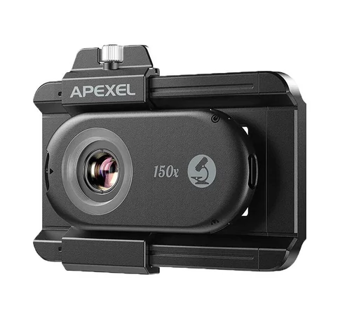 APEXEL APL-MS3IN1 CPL objektív/mikroszkóp okostelefonhoz 200x / 150x / 100x, 3db