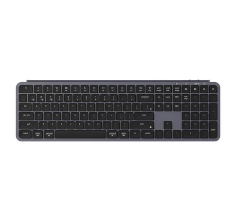 Keychron B6 Pro vezeték nélküli, ultra vékony, teljes méretű billentyűzet (szürke)