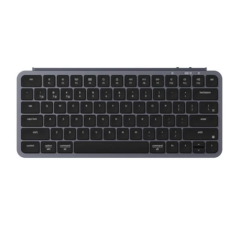 Keychron B1 Pro 2.4G vezeték nélküli ultra vékony billentyűzet (szürke) [B1P-K1].