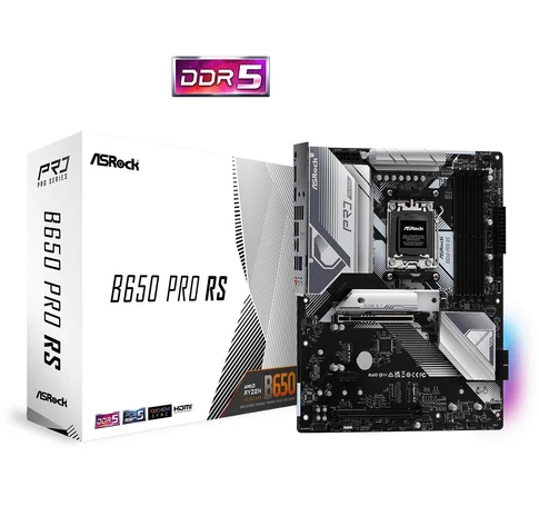 ASRock B650 PRO RS ATX Alaplap AMD Ryzen 7000-hez DDR5-tel és 2.5 Gigabites Ethernet-tel