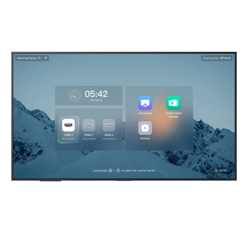Yealink MeetingDisplay 75'' 165,1 cm (65") IPS 3840 x 2160 pixelek