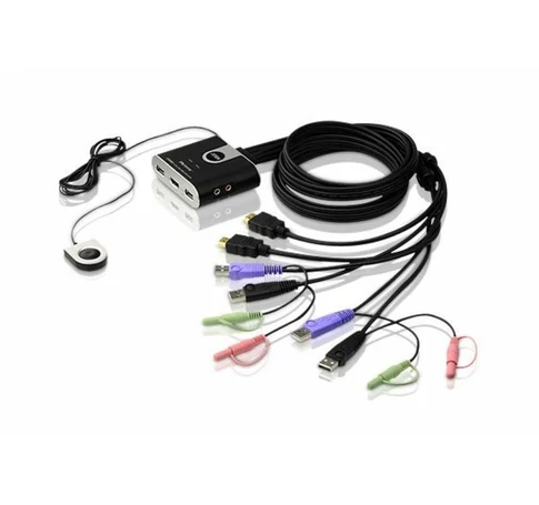ATEN CS692-AT 2-Port USB HDMI KVM kapcsoló hanggal